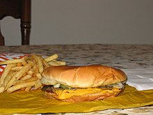 Hamburguesa con queso (comida rápida)