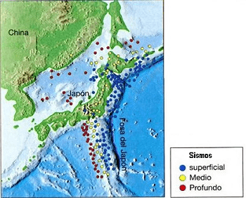 Terremotos en Japón